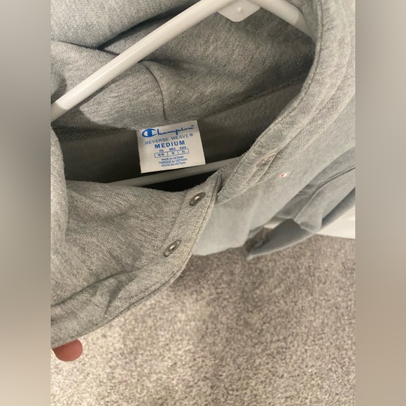 Reverse Weave Champion Hoodie Gray - Picture 3 of 4